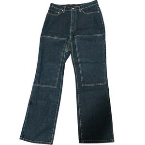 Y2K DEADSTOCK Tommy Jeans Rancher Style Sample size 32  PATCHES Dark Wash NEW